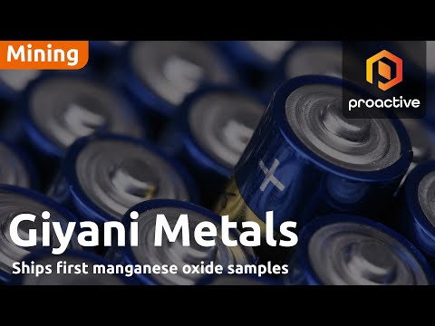 Giyani Metals achieves major milestone with shipment of first high purity manganese oxide samples