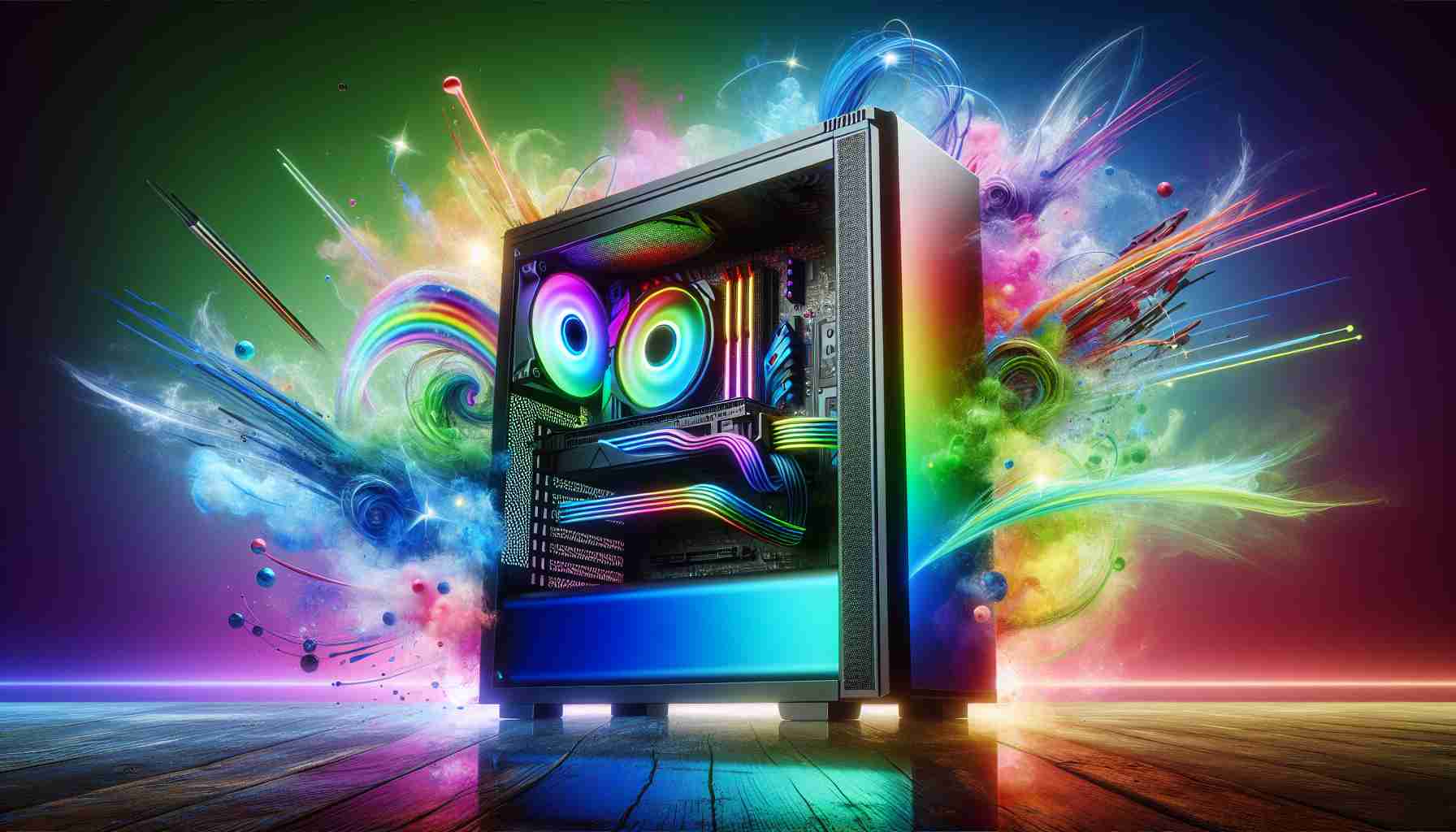 この虹色ゲーミングPCが話題沸騰！目を奪う美しさと驚異の性能をチェック